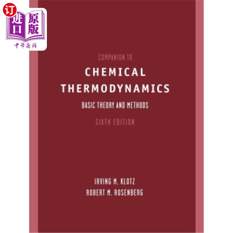 海外直订Companion to Chemical Thermodynamics 化学热力学伴生