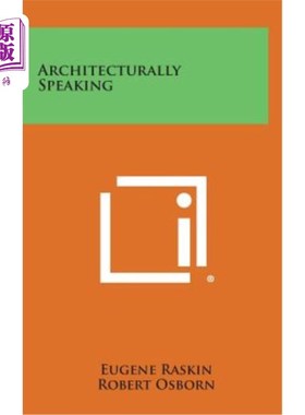 海外直订Architecturally Speaking 从建筑角度讲