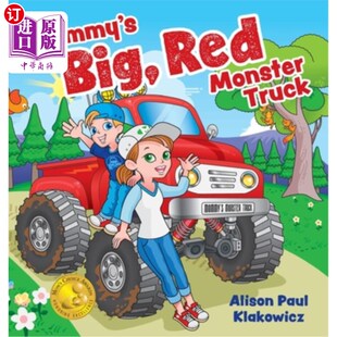 海外直订Mommy's Big, Red Monster Truck 妈妈的红色大卡车