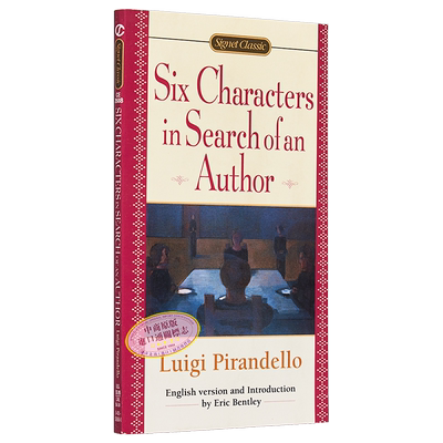 现货 六个寻找剧作家的角色 Six Characters in Search of an Author 英文原版 Luigi Pirandello 戏剧作品【中商原版】