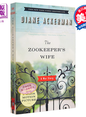 现货 物园长夫人 一个波兰女性的战争回忆 Diane Ackerman 英文原版 The Zookeeper's Wife A War Story【中商原版】