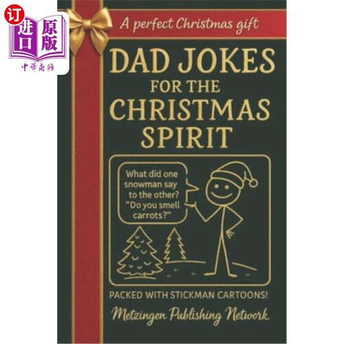 海外直订Dad Jokes for the Christmas Spirit 圣诞精神的老爸玩笑