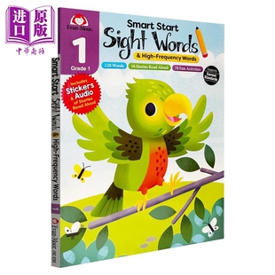 Smart Start Sight Words Grade 1 聪慧启蒙系列 高频词 一年级 Evan-Moor 美国英文原版英语词汇阅读活动练习册【中商原版】