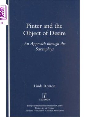 海外直订Pinter and the Object of Desire 品特和欲望的对象