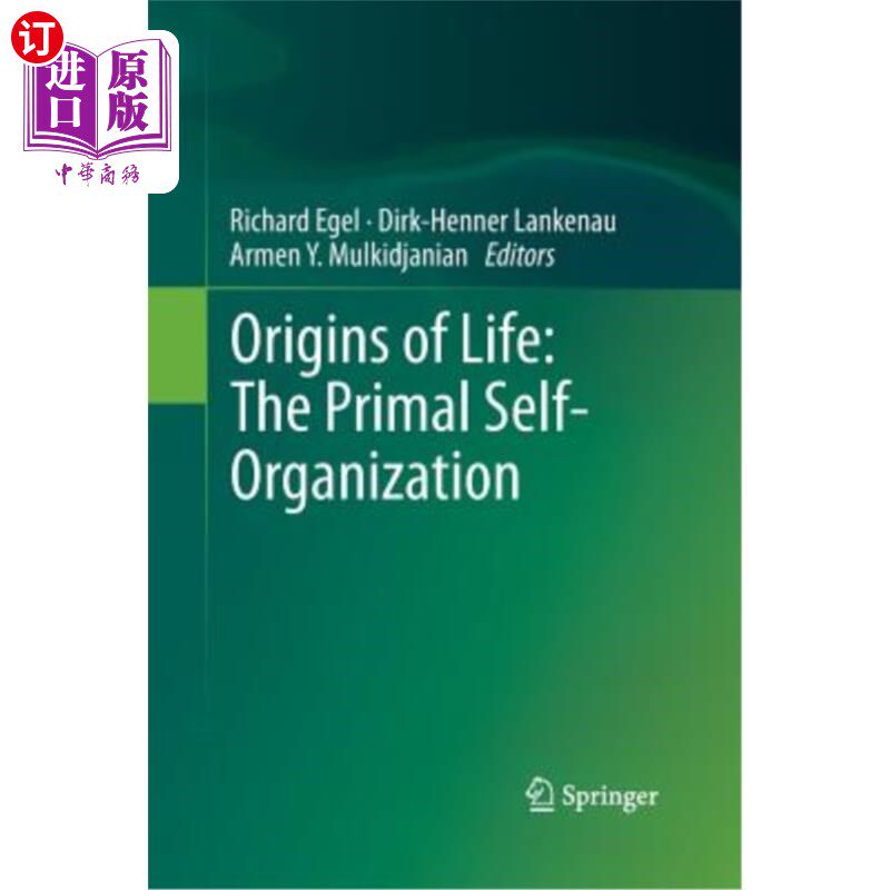 海外直订Origins of Life: The Primal Self-Organization 《生命的起源:原始的自组织