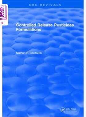 海外直订Controlled Release Pesticides Formulations 控释农药制剂