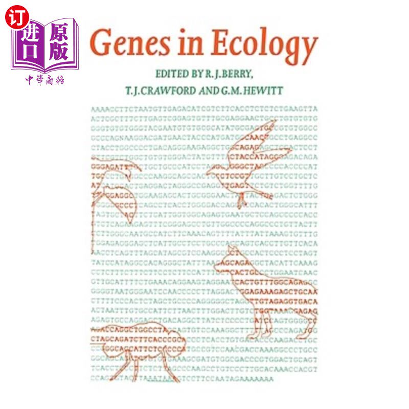 海外直订Genes in Ecology: 33rd Symposium of the British Ecological Society 生态学中的基因:第33届英国生态学会研讨会