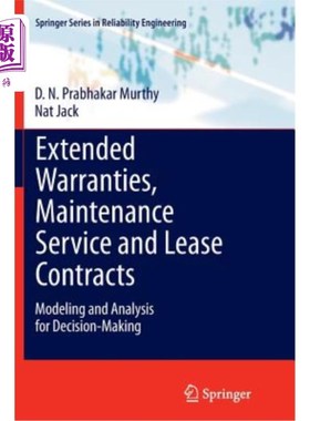 海外直订Extended Warranties, Maintenance Service and Lease Contracts: Modeling and Analy 延长保修，维修服务和租赁合同: