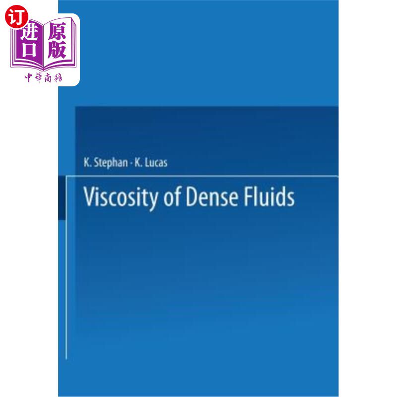 海外直订Viscosity of Dense Fluids 致密流体粘度