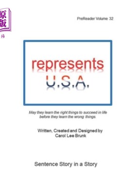 海外直订represents U.S.A.: PreReader Volume 32 代表美国:前读本第32卷