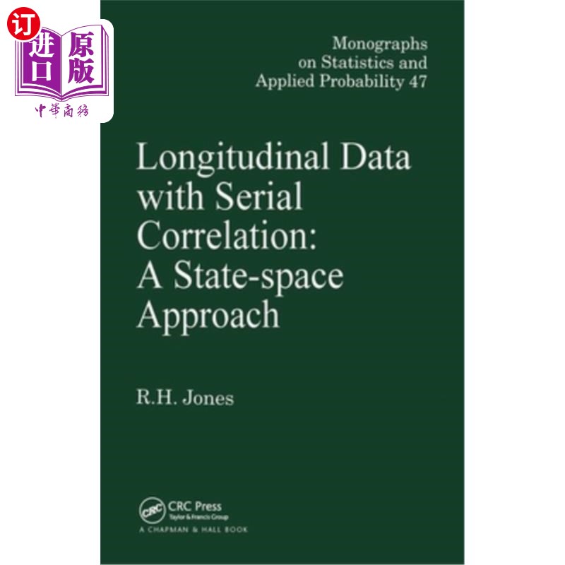 海外直订Longitudinal Data with Serial Correlation: A State-Space Approach 序列相关纵向数据的状态空间方法