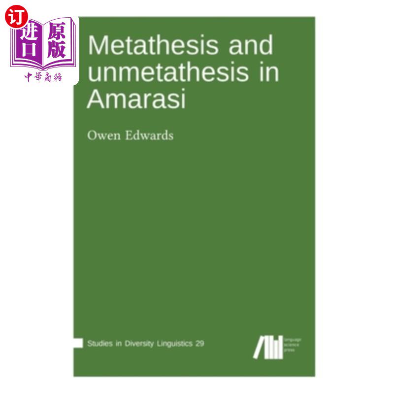 海外直订Metathesis and unmetathesis in Amarasi 阿马拉西语中的变位和不变位