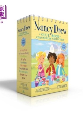 海外直订Nancy Drew Clue Book Conundrum Collection (Boxed Set): Pool Party Puzzler; Last  Nancy Drew