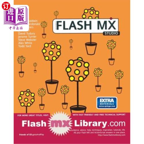 海外直订Flash MX Studio Flash MX工作室