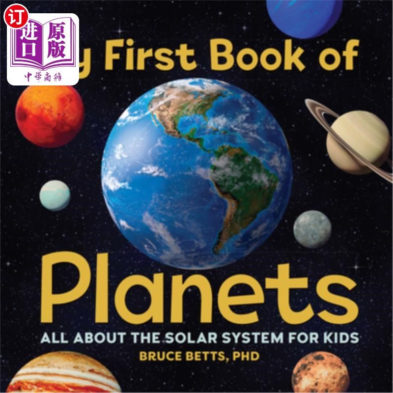 海外直订My First Book of Planets: All about the Solar System for Kids 我的第一本书行星:所有关于太阳系的孩子图片