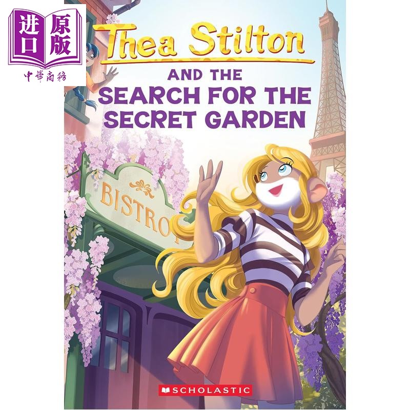 预售 女老鼠记者38 寻找秘密花园 中级阅读 The Search for the Secret Garden 英文原版 Thea Stilton【中商原版】