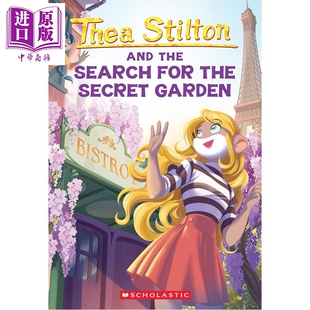 女老鼠记者38 寻找秘密花园 中级阅读 The Search for the Secret Garden 英文原版 Thea Stilton【中商原版】