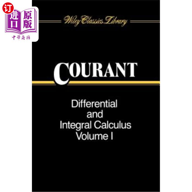 海外直订Differential and Integral Calculus, Volume 1 微积分，第一卷