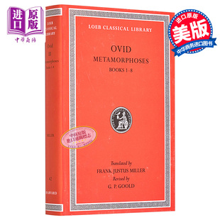 共二卷 奥维德 中商原版 Ovid Volume 变形记 Books Metamorphoses 英文原版 卷一