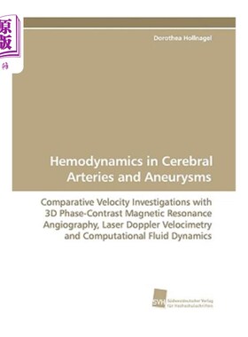 海外直订Hemodynamics in Cerebral Arteries and Aneurysms 脑动脉和动脉瘤的血流动力学