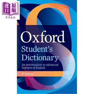 预售 Oxford Student s Dictionary 牛津学生词典 含在线单词练习intermediate to advanced 英文原版进口 字典 工具书【中商原版?