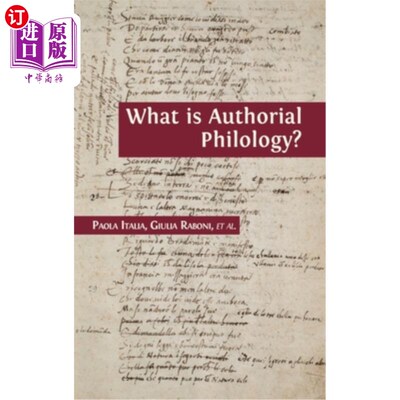 海外直订What is Authorial Philology? 什么是作者文献学?