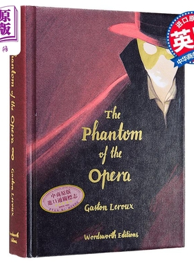 预售 经典小说收藏版系列 歌剧魅影 Wordsworth Collectors Phantom of the Opera 英文原版 加斯东 勒鲁 Gaston Leroux【中商原版