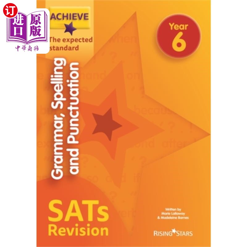 海外直订Achieve Grammar, Spelling and Punctuation SATs Revision The Expected Standard Ye 语法、拼写和标点符号SAT复