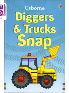海外直订Diggers and Trucks Snap 挖掘机和卡车噼啪作响