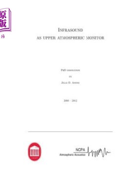 海外直订Infrasound as upper atmospheric monitor 次声波作为高层大气监测仪