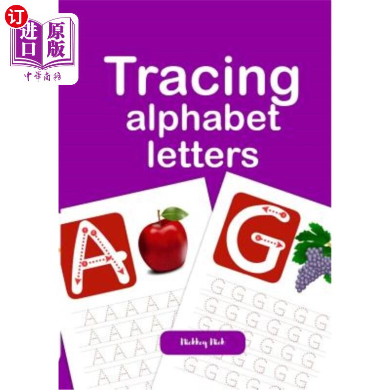 海外直订Tracing Alphabet Letters 跟踪字母表字母