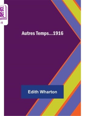 海外直订Autres Temps...1916 其他时间... 1916