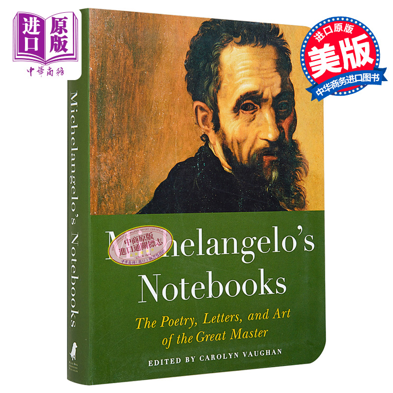 现货【中商原版】米开朗基罗笔记 Michelangelo's Notebooks英文原版卡洛琳沃恩 CarolynVaughan LittleBrownUS