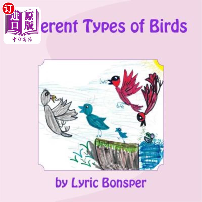 海外直订Different Types of Birds 不同种类的鸟