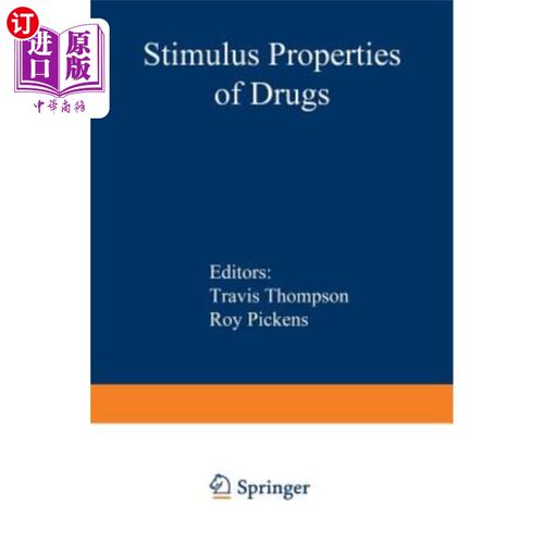 海外直订医药图书Stimulus Properties of Drugs 药物的刺激特性
