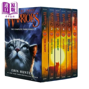 三力量套裝 兒童文學 Warriors 章節(jié)小說 英文原版 Three 貓武士三部曲 Power Box 中商原版 Volumes Set