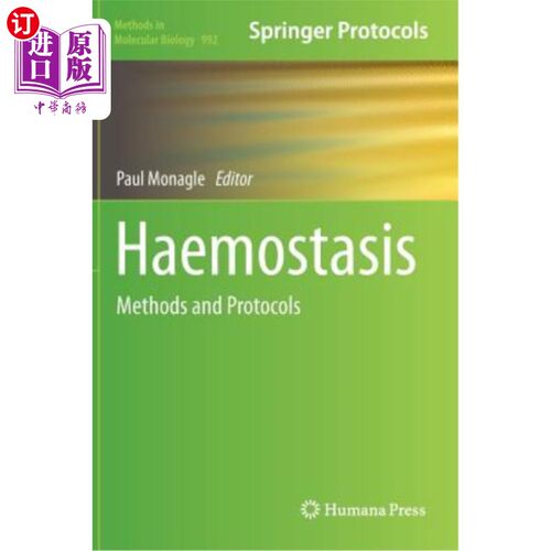 海外直订医药图书Haemostasis: Methods and Protocols 止血：方法和方案