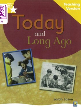 海外直订Rigby Star Non-fiction Guided Reading Yellow Lev... 里格比明星非小说导读黄色水平：很久以前和今天的教学版本