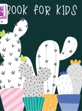 海外直订Book for kids: A perfect cactus activity book for kids ages 4-8 -(A-Z ) Handwrit 儿童读物：一本适合4-8岁儿
