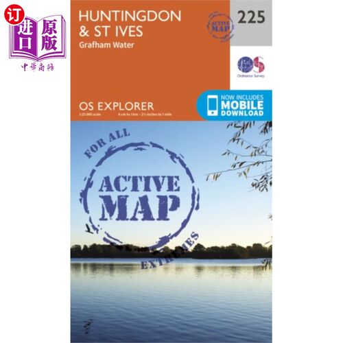 海外直订Huntingdon and St.Ives, Grafham Water 亨廷顿和圣艾夫斯，格拉夫汉姆水域