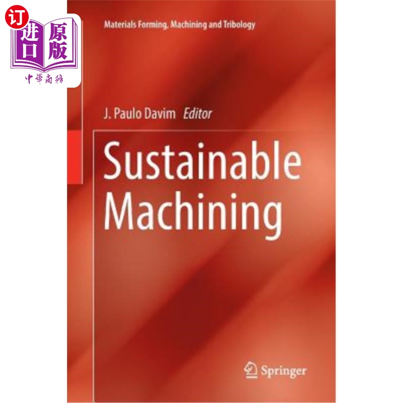 海外直订Sustainable Machining 可持续加工