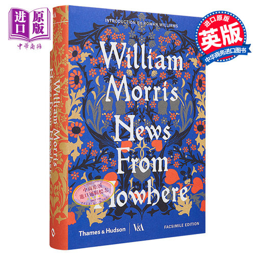 现货 【中商原版】乌有乡消息 William Morris 英文原版 英文小说 News from Nowhere  Thames & Hudson