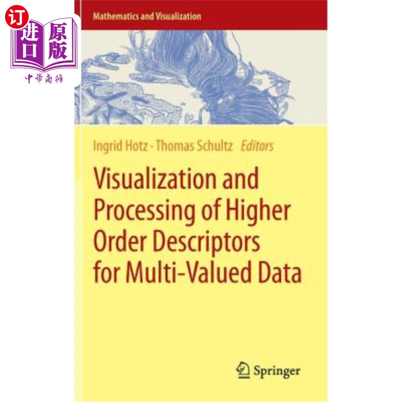 海外直订Visualization and Processing of Higher Order Descriptors for Multi-Valued Data 多值数据高阶描述子的可视化与处理