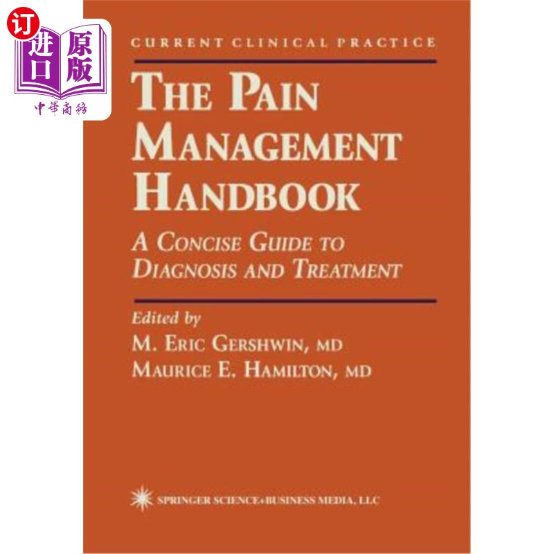 海外直订医药图书The Pain Management Handbook: A Concise Guide to Diagnosis and Treatment 疼痛管理手册:诊断和治疗的