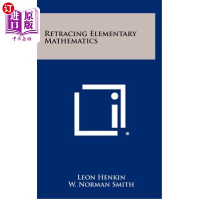海外直订Retracing Elementary Mathematics 初等数学回溯