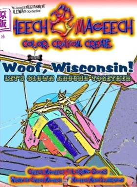 海外直订Woof, Wisconsin!: Let's clown around together 汪,威斯康辛州!我们一起玩小丑吧