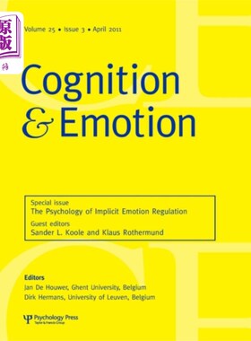 海外直订Psychology of Implicit Emotion Regulation 内隐情绪调节心理学