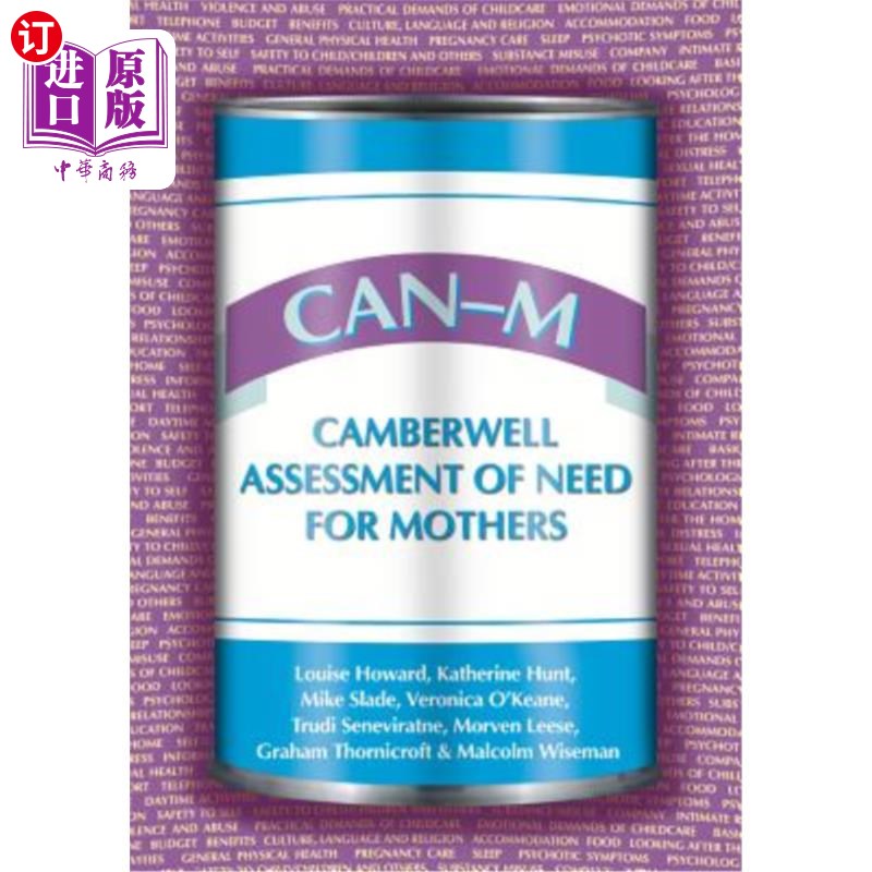 海外直订医药图书Can-M: Camberwell Assessment of Need for Mothers 坎伯韦尔母亲需求评估