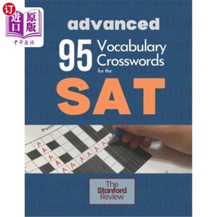 海外直订95 Vocabulary Crosswords for the SAT - Advanced: Prepare to score 800 on the Rea 95个SAT高级词汇