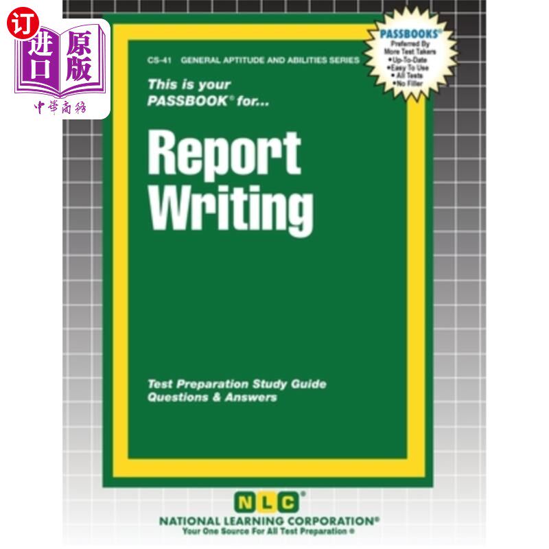 海外直订Report Writing 报告写作